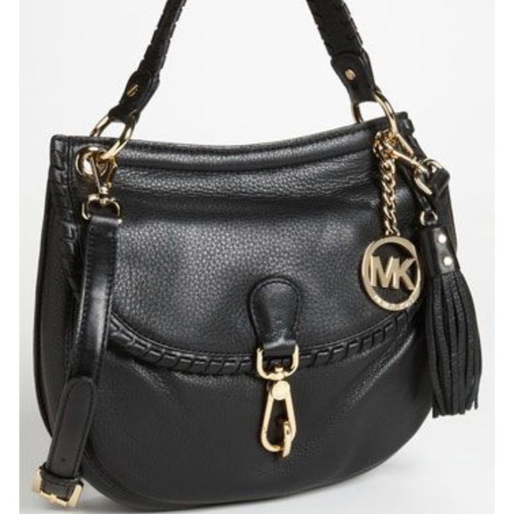 MICHAEL KORS convertible shoulder crossbody black